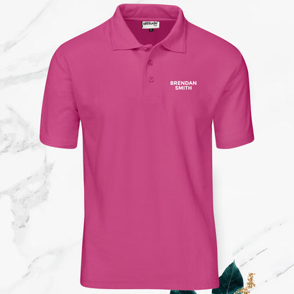 Mens Fairway Golf Shirt - Names