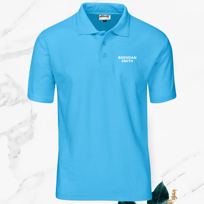 Mens Fairway Golf Shirt - Names