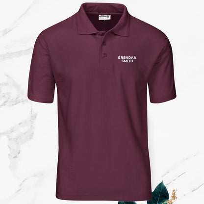 Mens Fairway Golf Shirt - Names