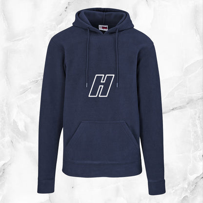 Mens Dawson Polar Fleece Hooded Sweater - Initial