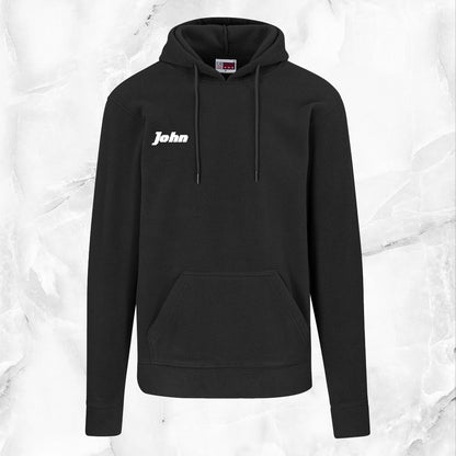 Mens Dawson Polar Fleece Hooded Sweater - White Name