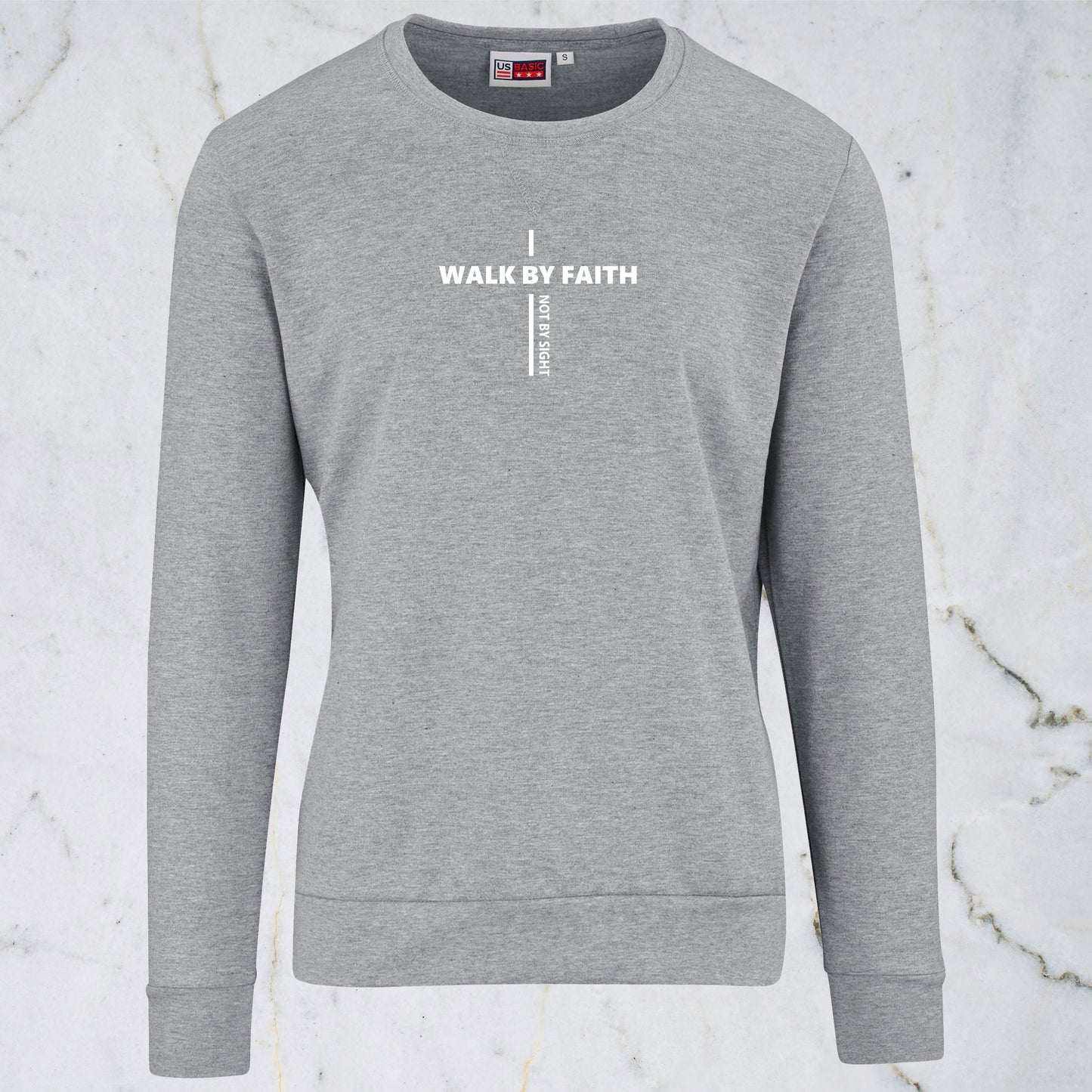 Mens Regent Sweater - Walk by Faith