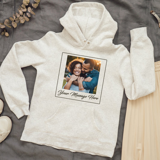 Personalized Hoodie Photograph + Message