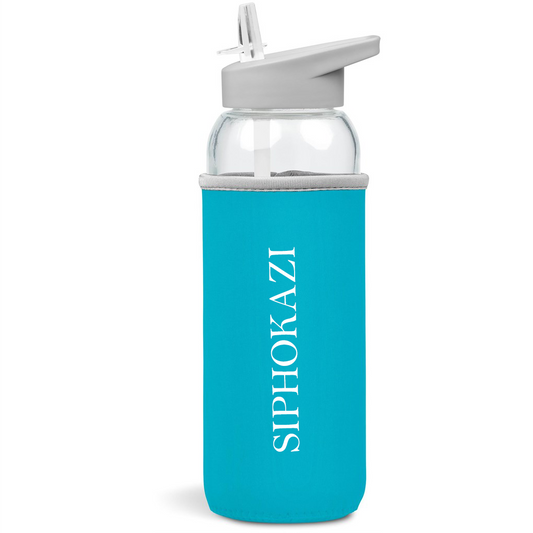 Kids Personalized Name Glass Water Bottle