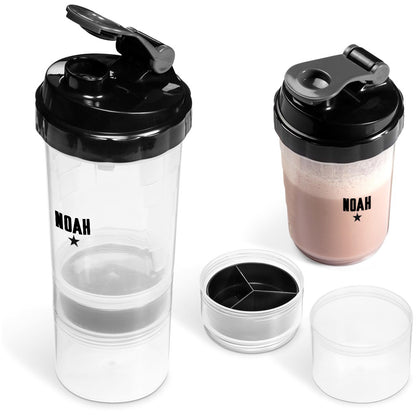 Power-Blend Protein Shaker - 600ml - Name & Star