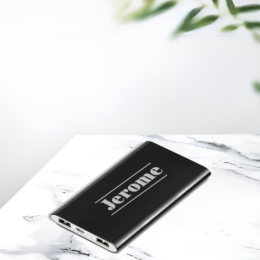 SlimCharge Portable Bank - Name (4,000mAh)