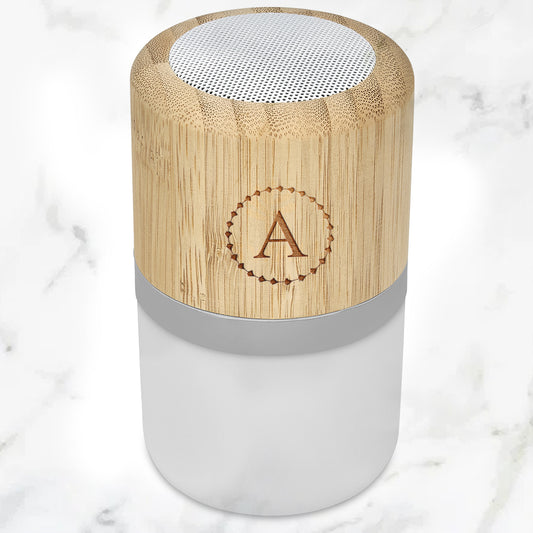 Lumitone Bamboo Bluetooth Speaker & Night Light - Initial