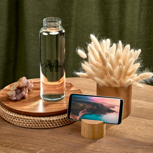 Personalized Multi-Function Phone Stand Bottle - Name + Initial