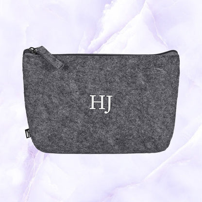 PETal Pouch Mini Cosmetic Bag - Initials