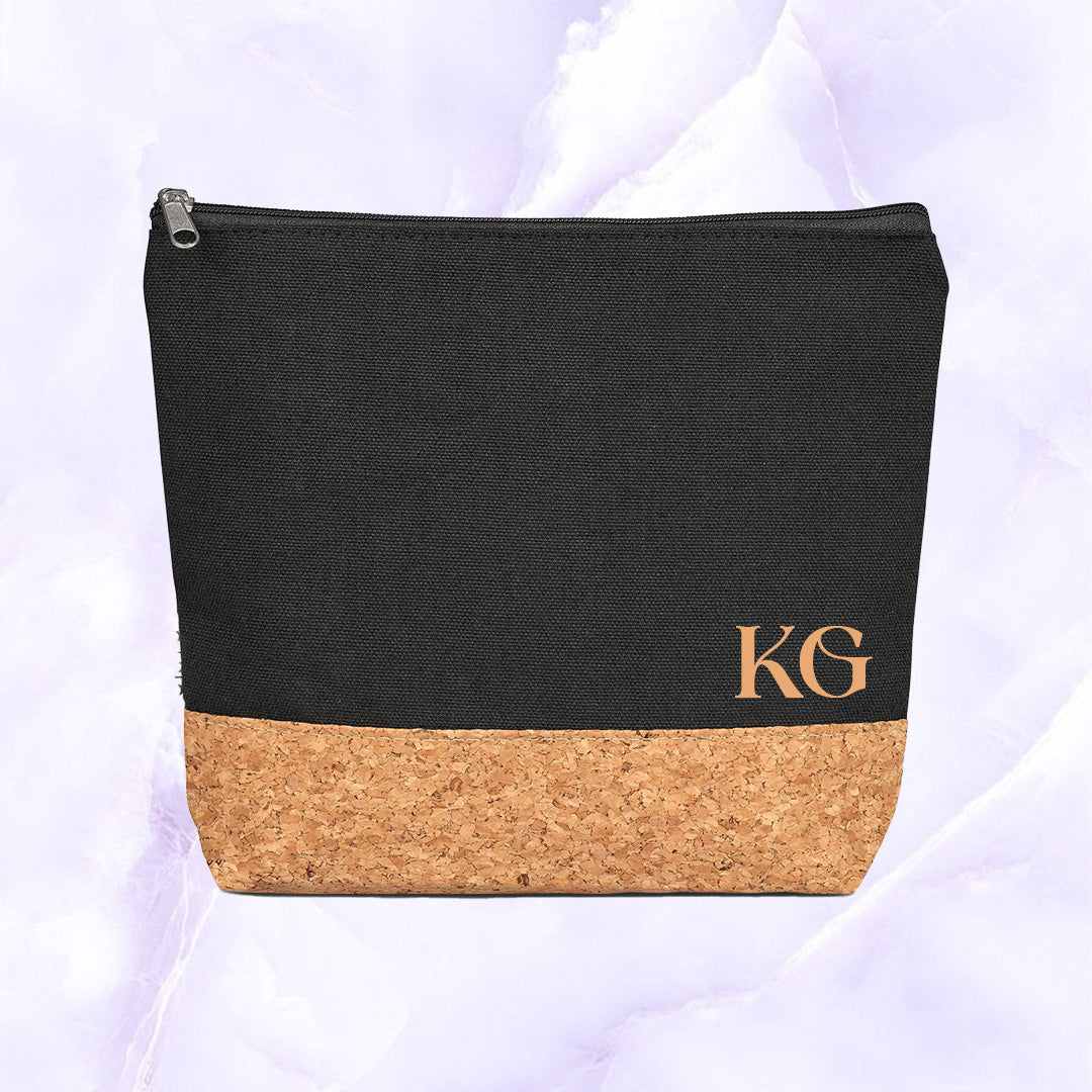 Koru Eco-Friendly Cosmetic Case - Initials