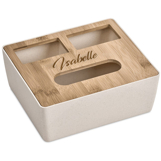 Caddy Tissue Box (Engraved) Name