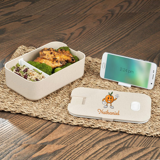 EcoMunch Wheat Straw Lunch Box - Orange