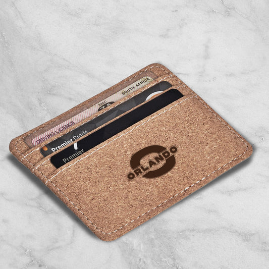 Natura Slim Card Wallet - Initial + Name