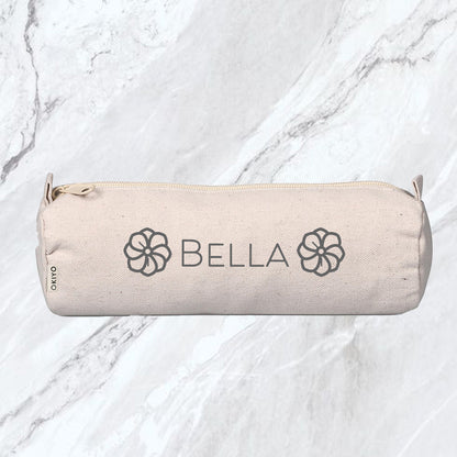 Siot Cotton Essentials Pouch - Flower + Name