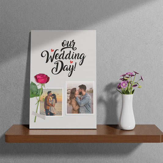Personalised Wedding Canvas