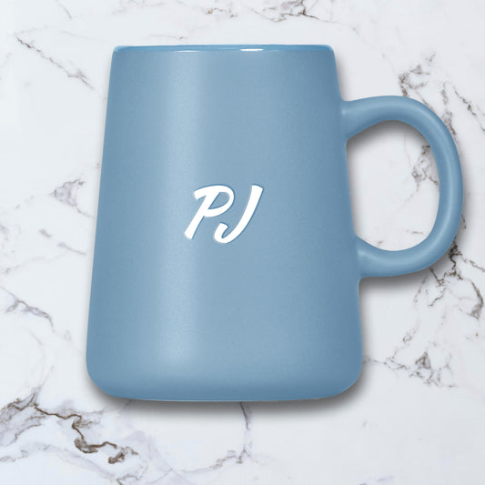 Morning Mist Ceramic Coffee Mug - Initials