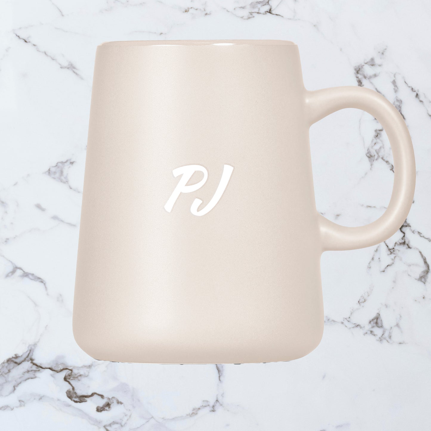 Morning Mist Ceramic Coffee Mug - Initials