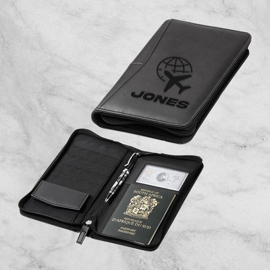 Personalised Vettro Travel Wallet - Initials