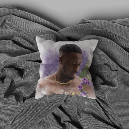 Personalised Watercolor Photo Scatter Cushion