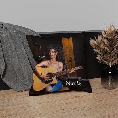 Personalised Photo & Name Scatter Cushion