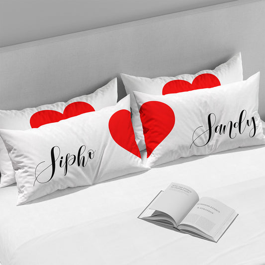 Personalised Love Pillowcase Set