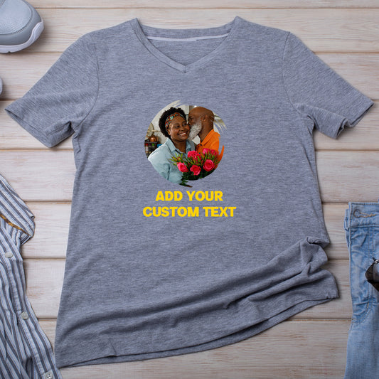 Signature Short-Sleeve T-shirt - Photo Custom Text