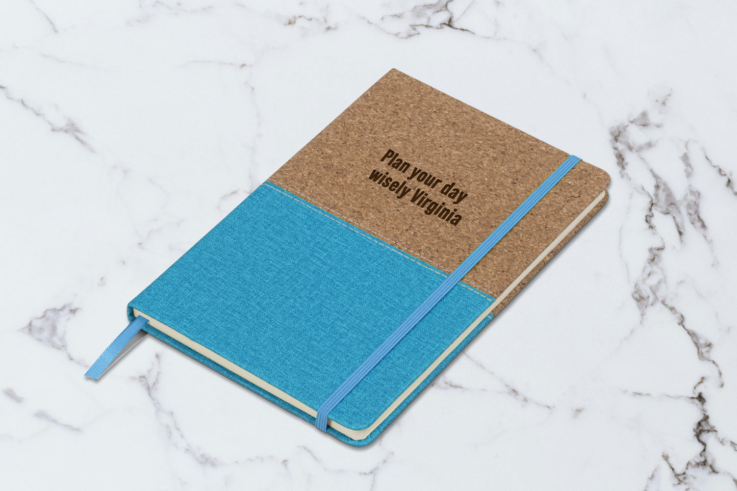 MindCraft A5 Hard Cover Notebook - Message + Name - Message + Name