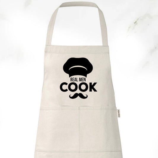 Pure Cotton Apron - Real Man Cook