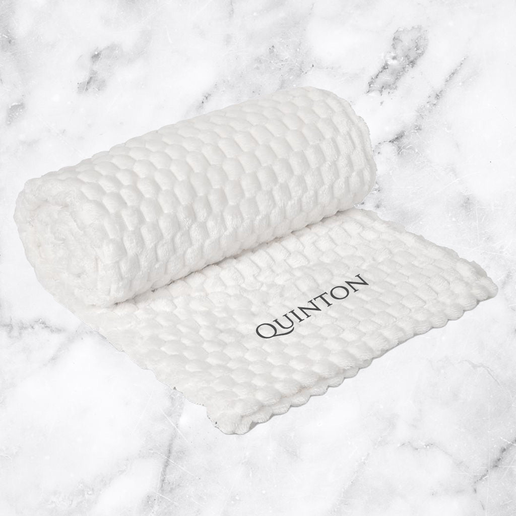 LuxeWarm Blanket - Name (Bold)
