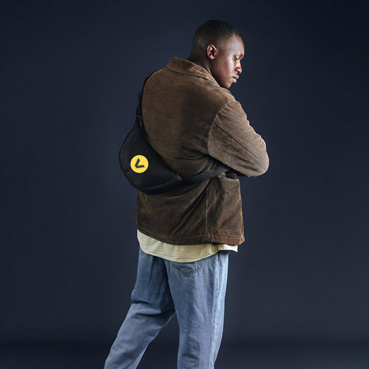 Wanderer Crossbody Bag - Yellow Initial
