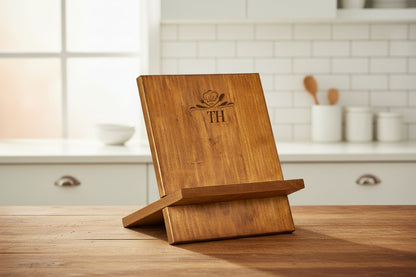 Kitchen Luxe Cookbook Stand - Initials