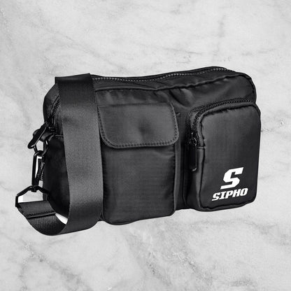 T-Series Unisex Crossbody Bag- Initials - Initial + Name