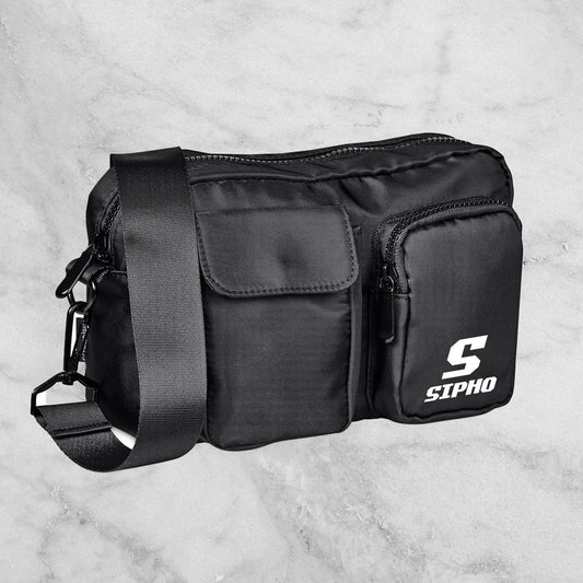 T-Series Unisex Crossbody Bag- Initials - Initial + Name