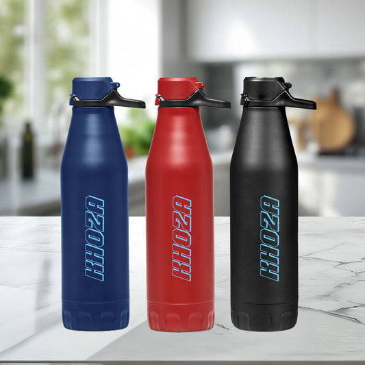 HydraVault Stainless Steel Vacuum Water Bottle - 500ml Name ONLY