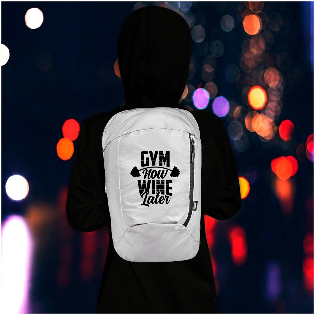 Illuma Reflective Backpack -Message