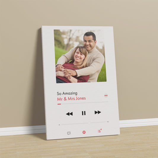 Personalised Song Canvas