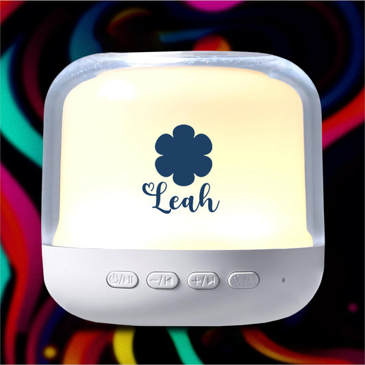 Periwinkle Vibe RGB Speaker Lamp