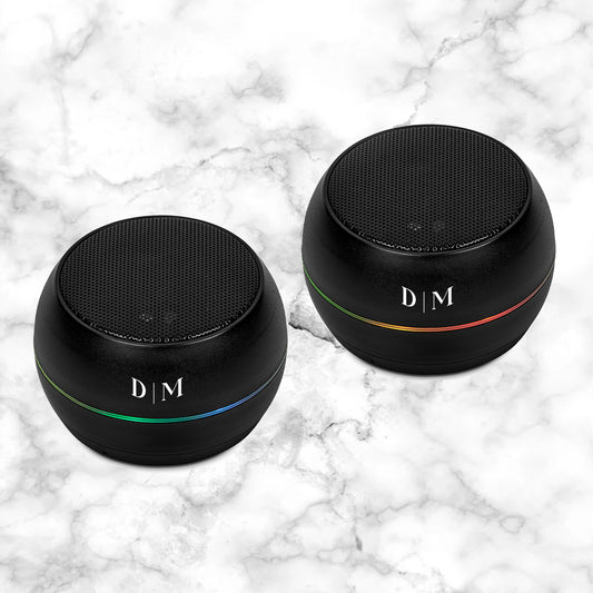 BlazeX Bluetooth Speaker Duo Set - Initials