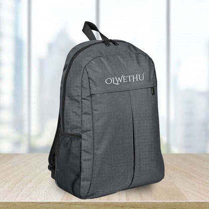 Zurich Laptop Backpack - Name (Bold)