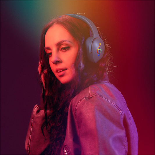 Soundwave Bluetooth Headphones - Music Love Note