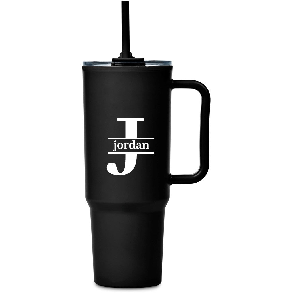 Personalised Initial + Name  TempLock Double-Wall Mug