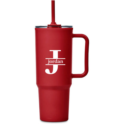 Personalised Initial + Name  TempLock Double-Wall Mug