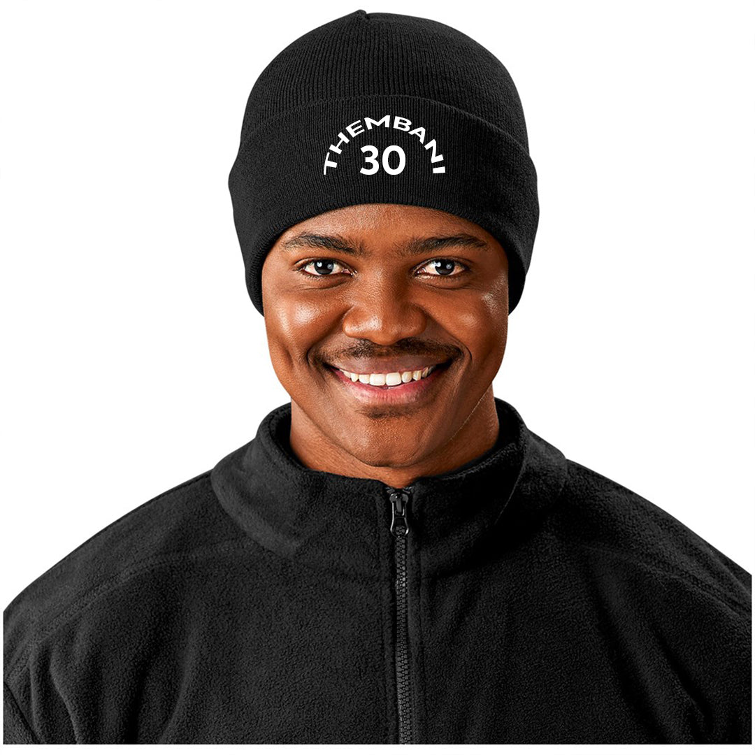 Personalized Name & Number Colorado Acrylic Beanie