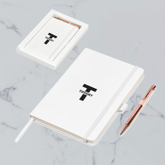 Sophisticate Notebook & Pen Set - Initial + Name