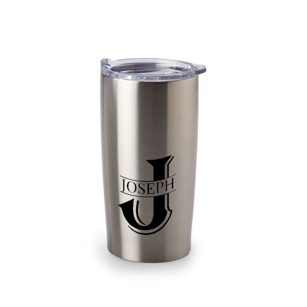 Travel Mugs Engraving Initial & Name