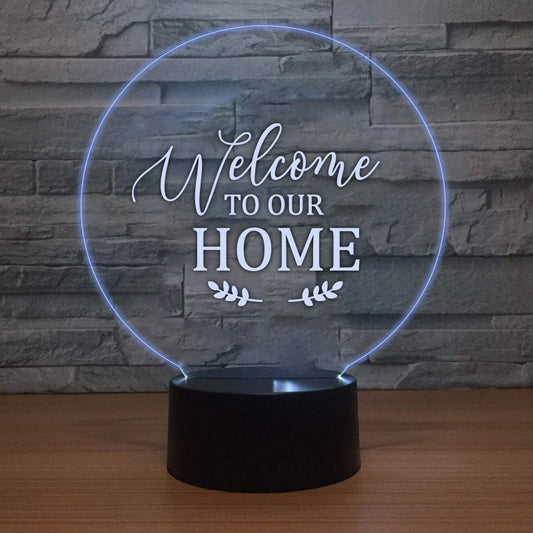 LED Lamp - Welcome Home  1