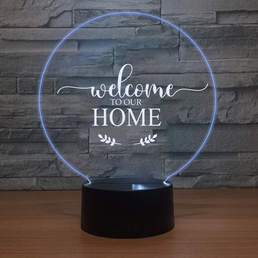 LED Lamp - Welcome Home 2