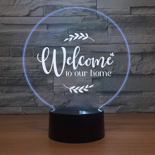 LED Lamp - Welcome Home 3