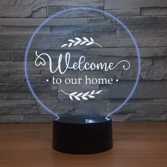 LED Lamp - Welcome Home 4