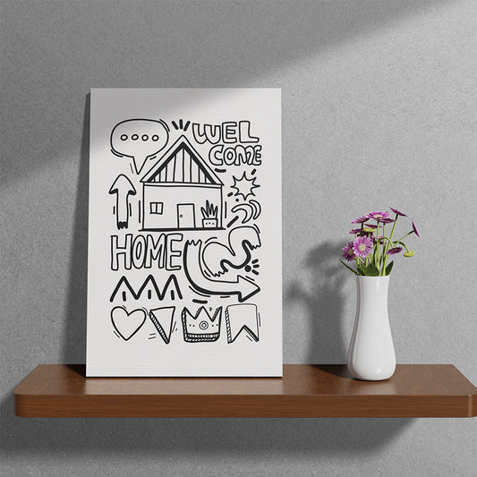 Welcome Home Canvas